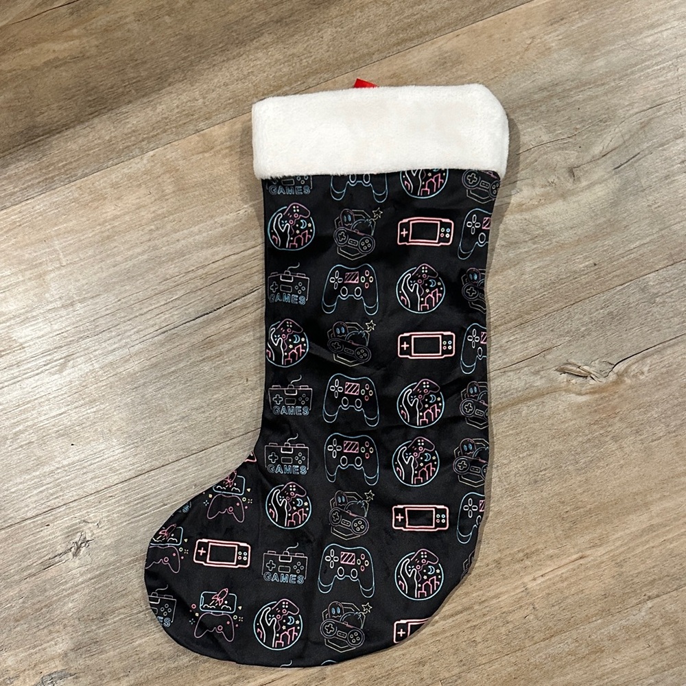 Gaming Console Patterned Stocking